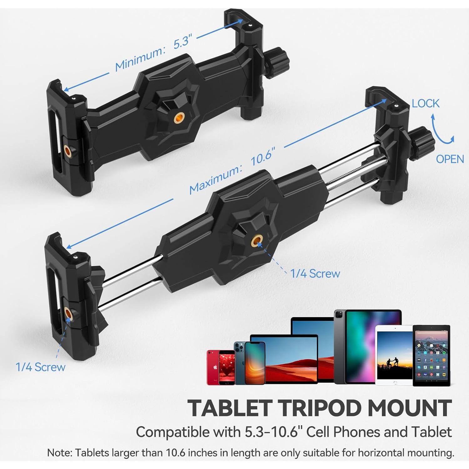 Soporte para iPad KDD con Trípode y Ajuste 360°