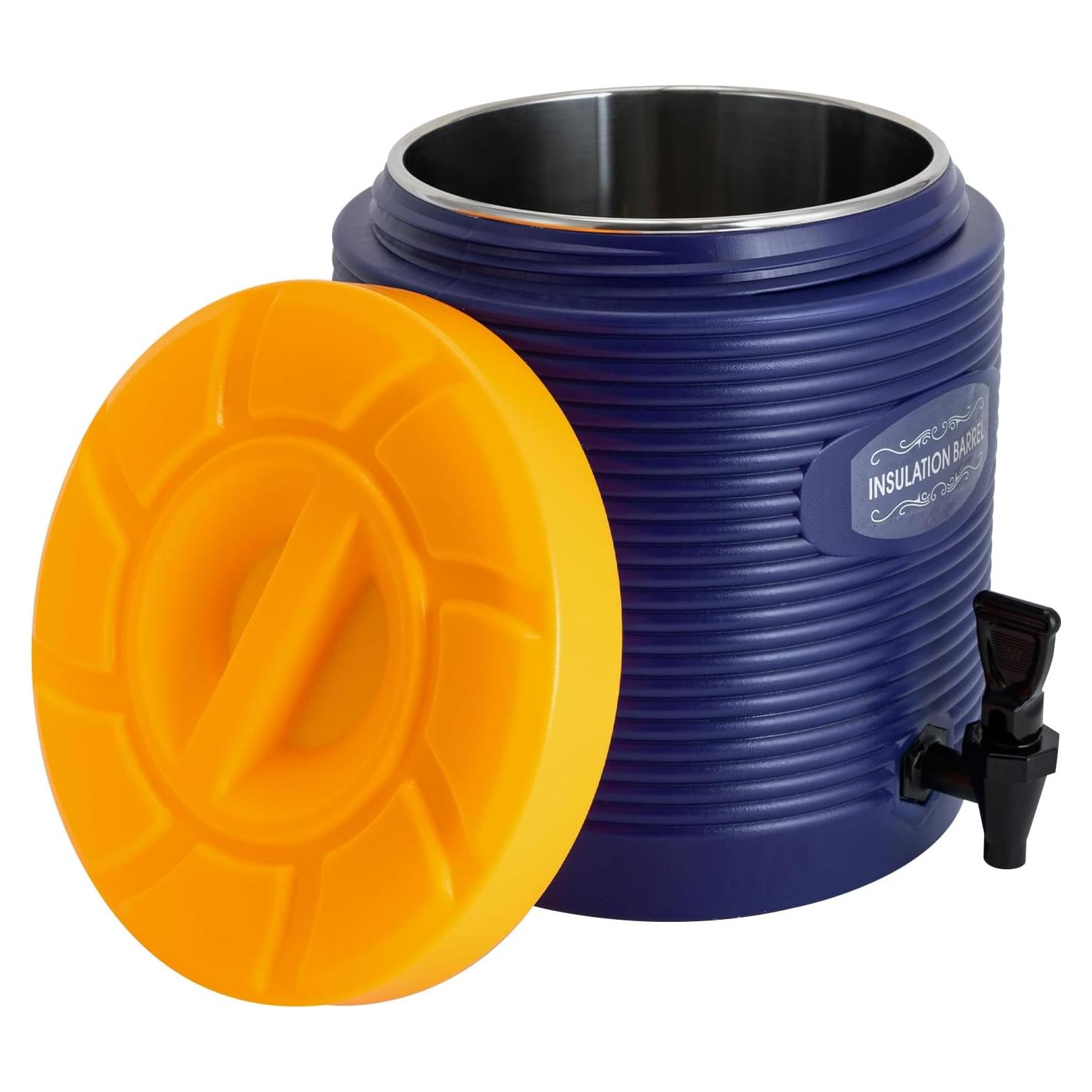 Calentador de Sopa Comercial LiauHo 11L Acero Inoxidable Azul