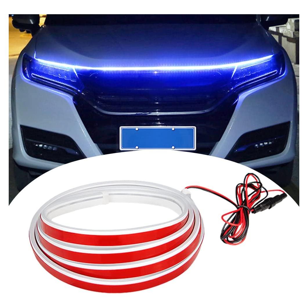 Tira de Luz LED para Capó de Coche Cooking Coll 150 cm Azul