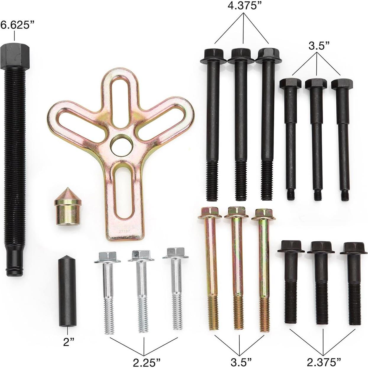 Kit Extractor Amortiguador Armónico OEMTOOLS 27187 19 Piezas