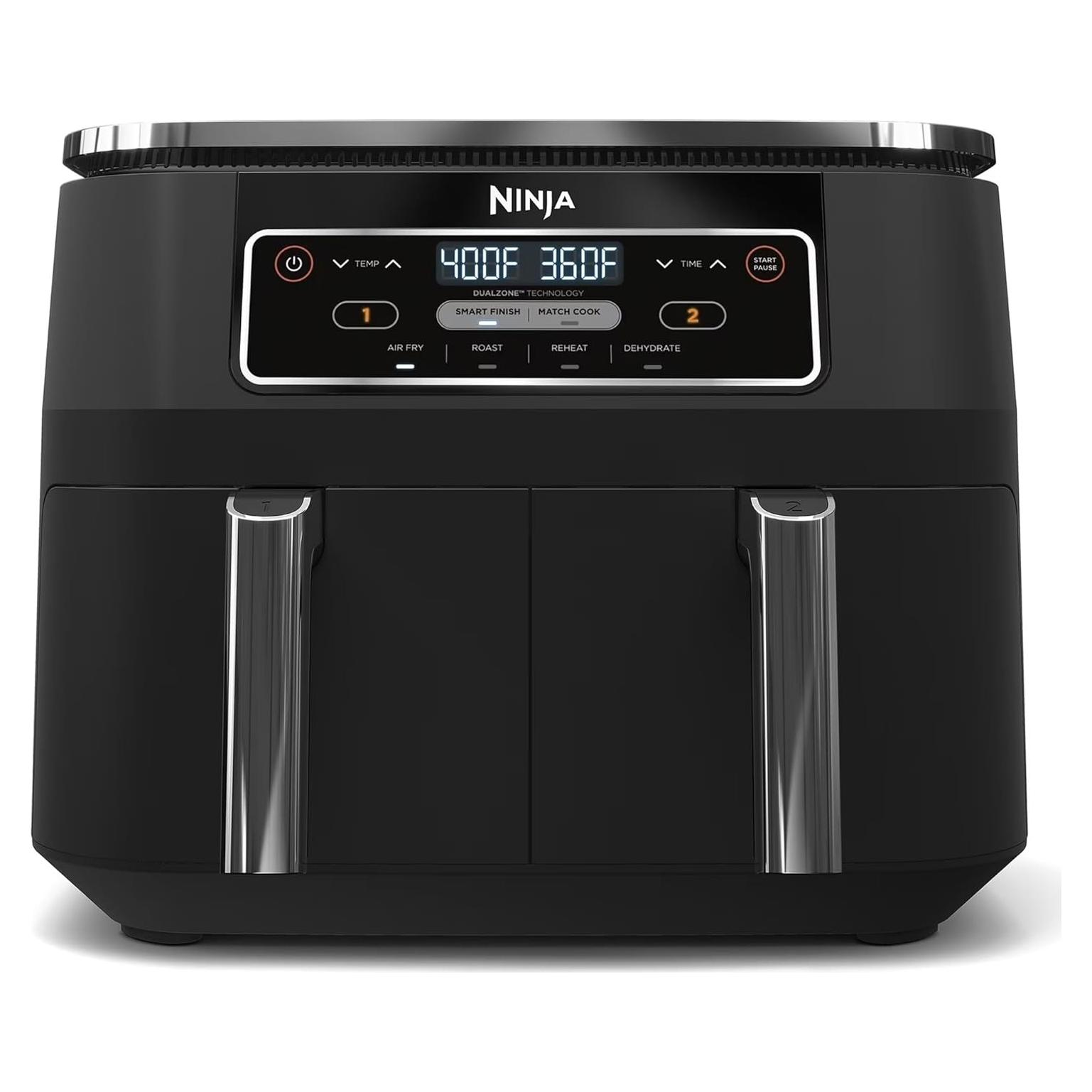 Freidora de Aire Ninja Foodi 4 en 1 DualZone 8 Cuartos