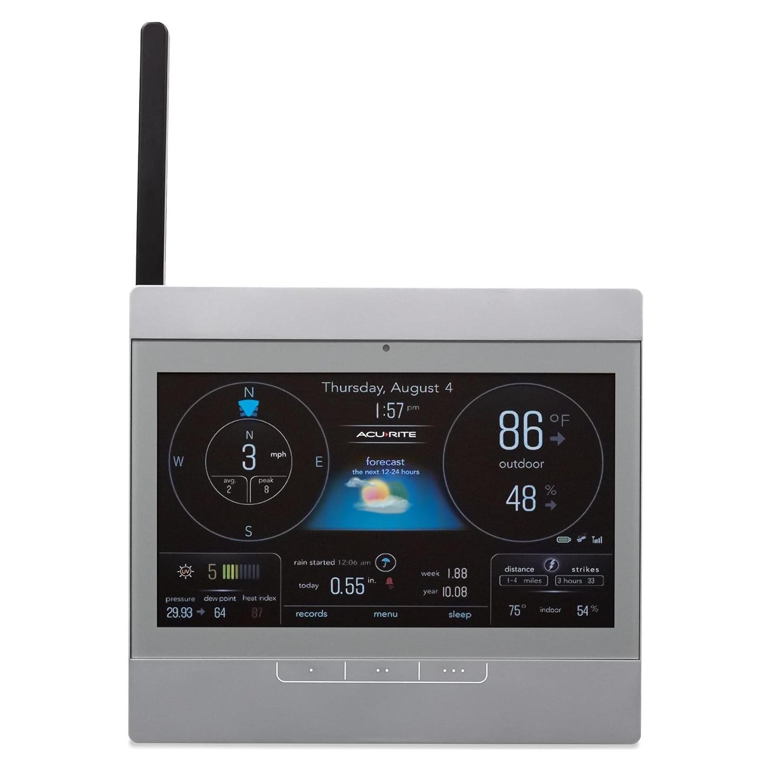 Estación Meteorológica AcuRite Atlas HD con Barómetro - Gris
