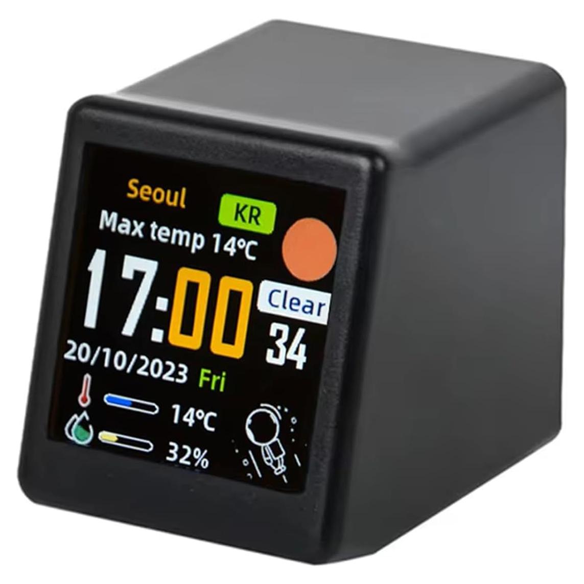 Estación Meteorológica Inteligente WiFi EDUN con Pantalla Digital