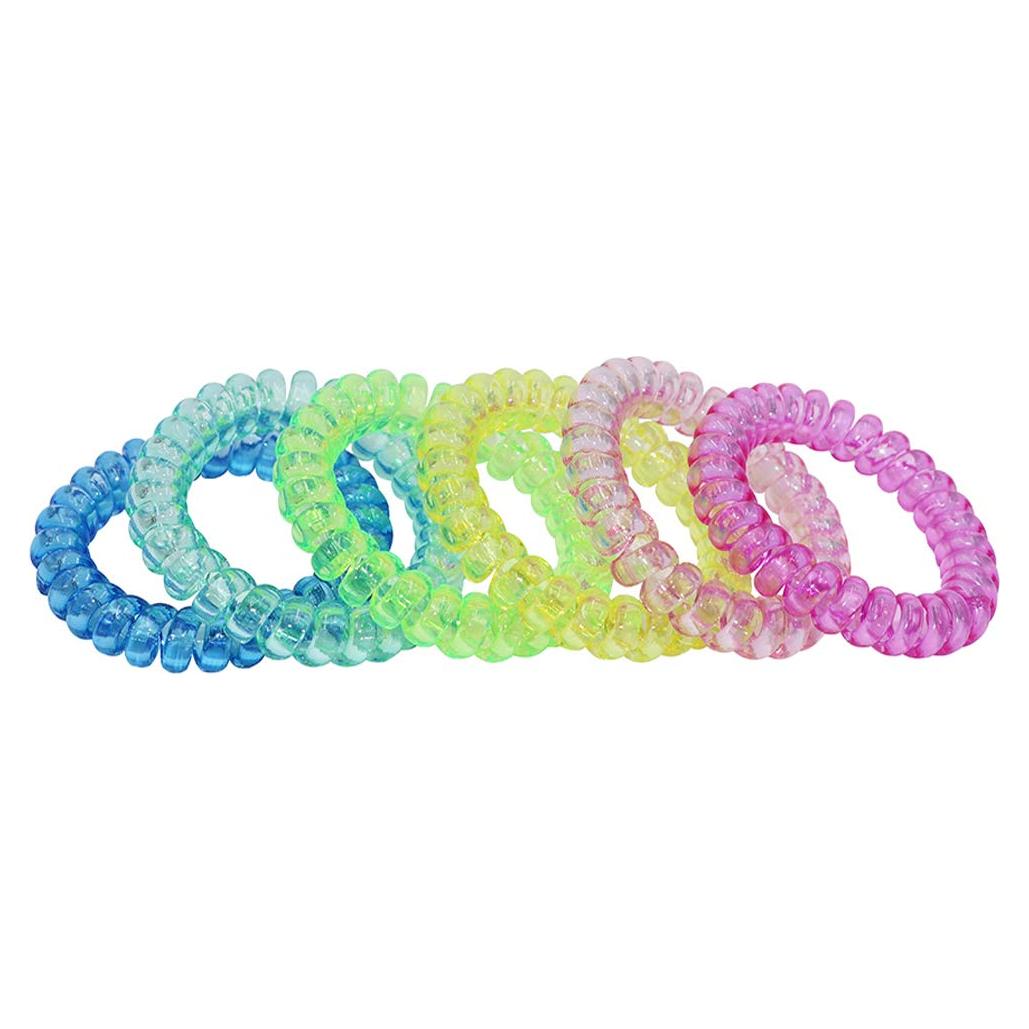 Pulsera Sensorial Antiestrés Maberry 6 Unidades Arcoíris
