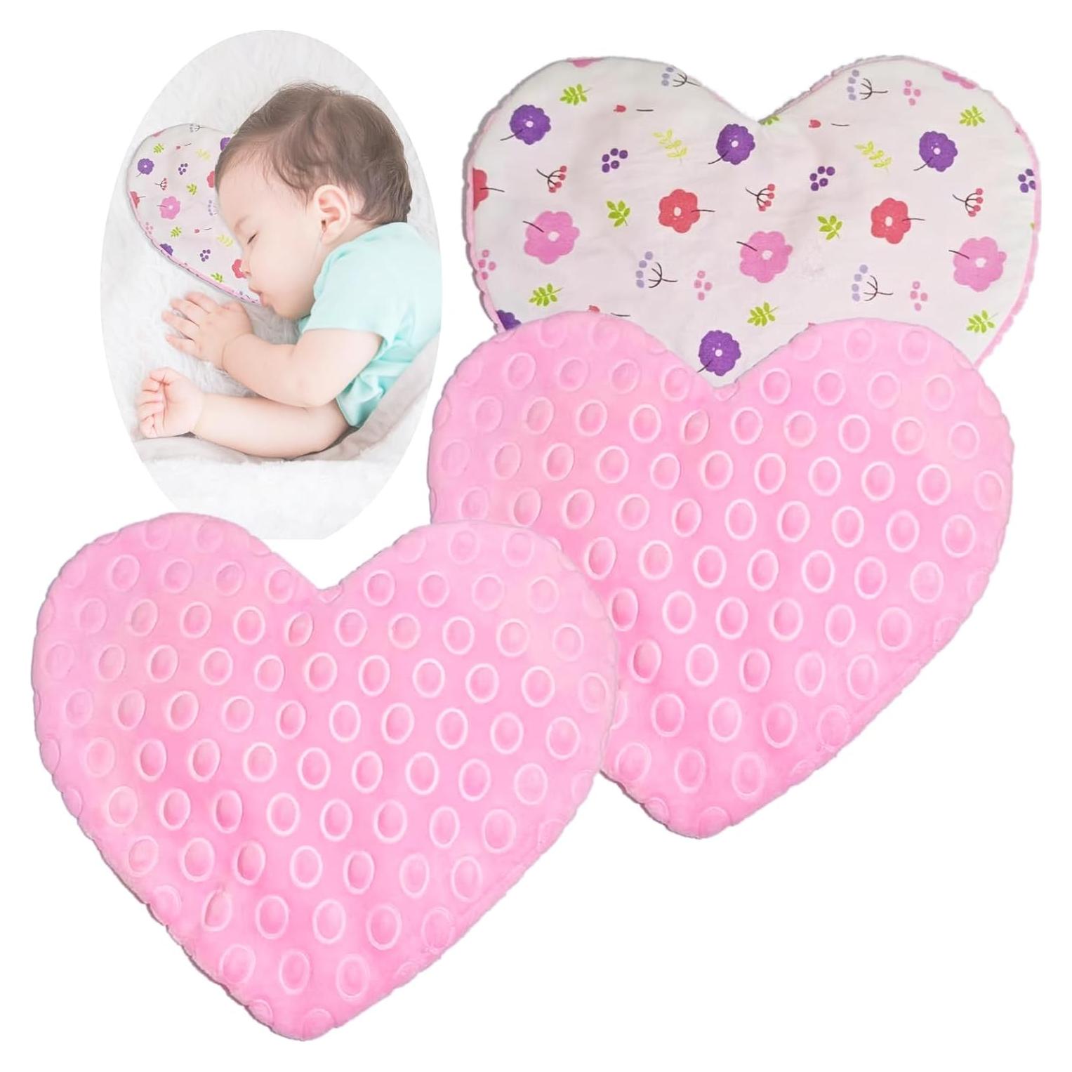 Set de 3 Almohadillas de Vínculo de Aroma NICU Corazón Rosa