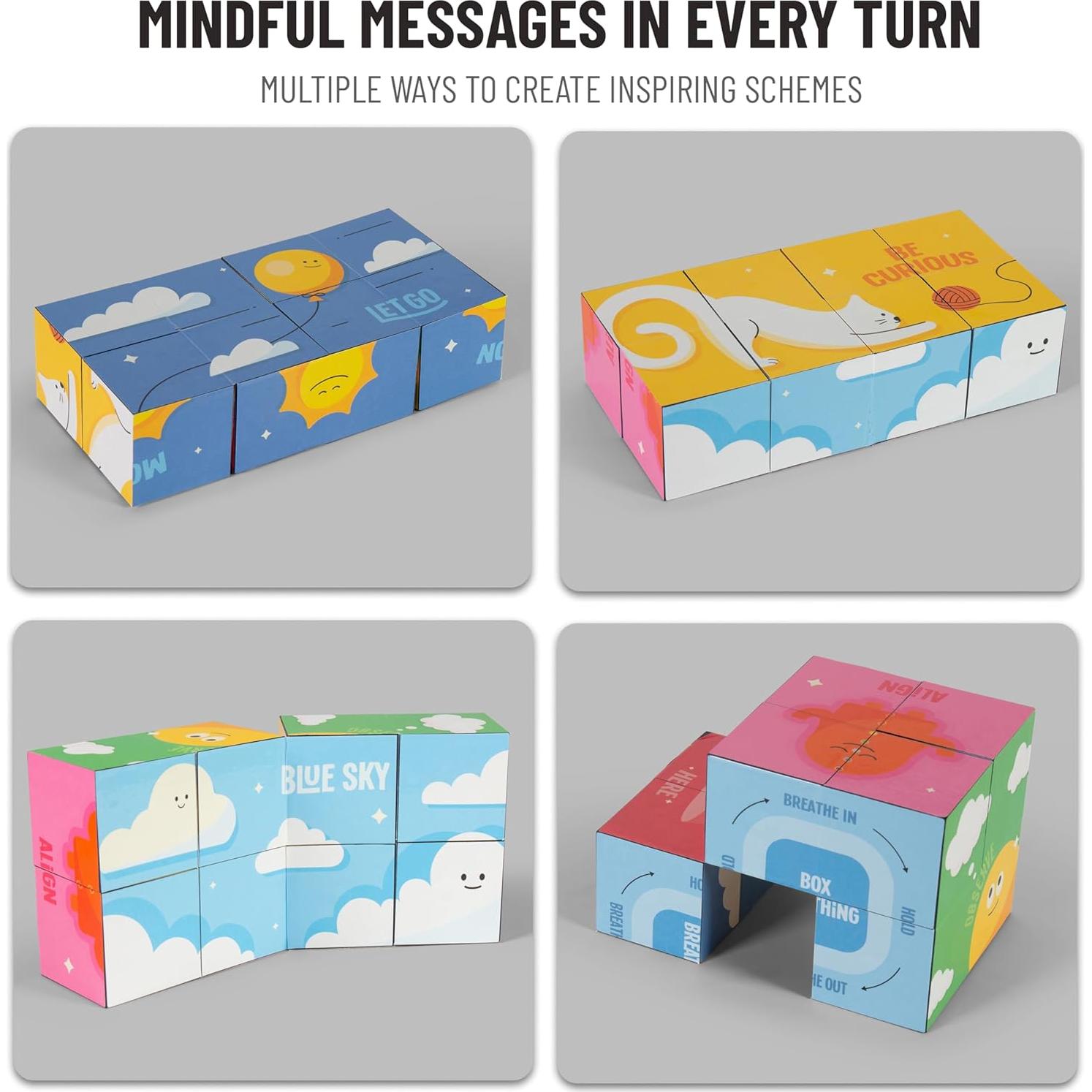 Cubo Calmante Pillowmint - Juguete Antiestrés para Niños