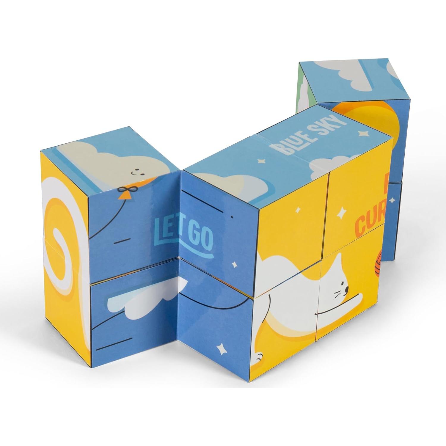 Cubo Calmante Pillowmint - Juguete Antiestrés para Niños