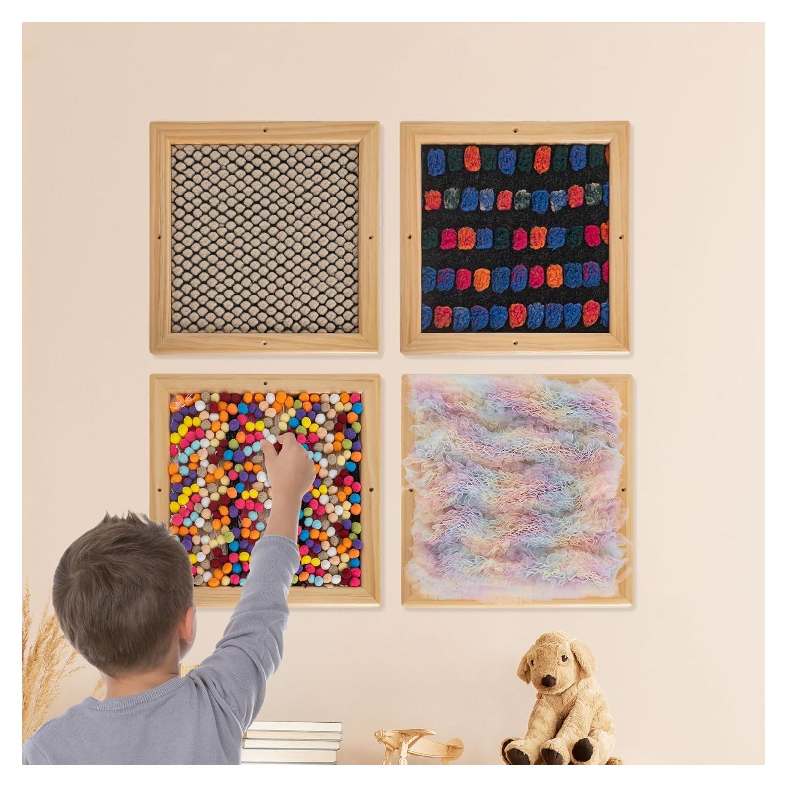 Juego de Paneles Táctiles Sensoriales Tenmind - 4 Piezas