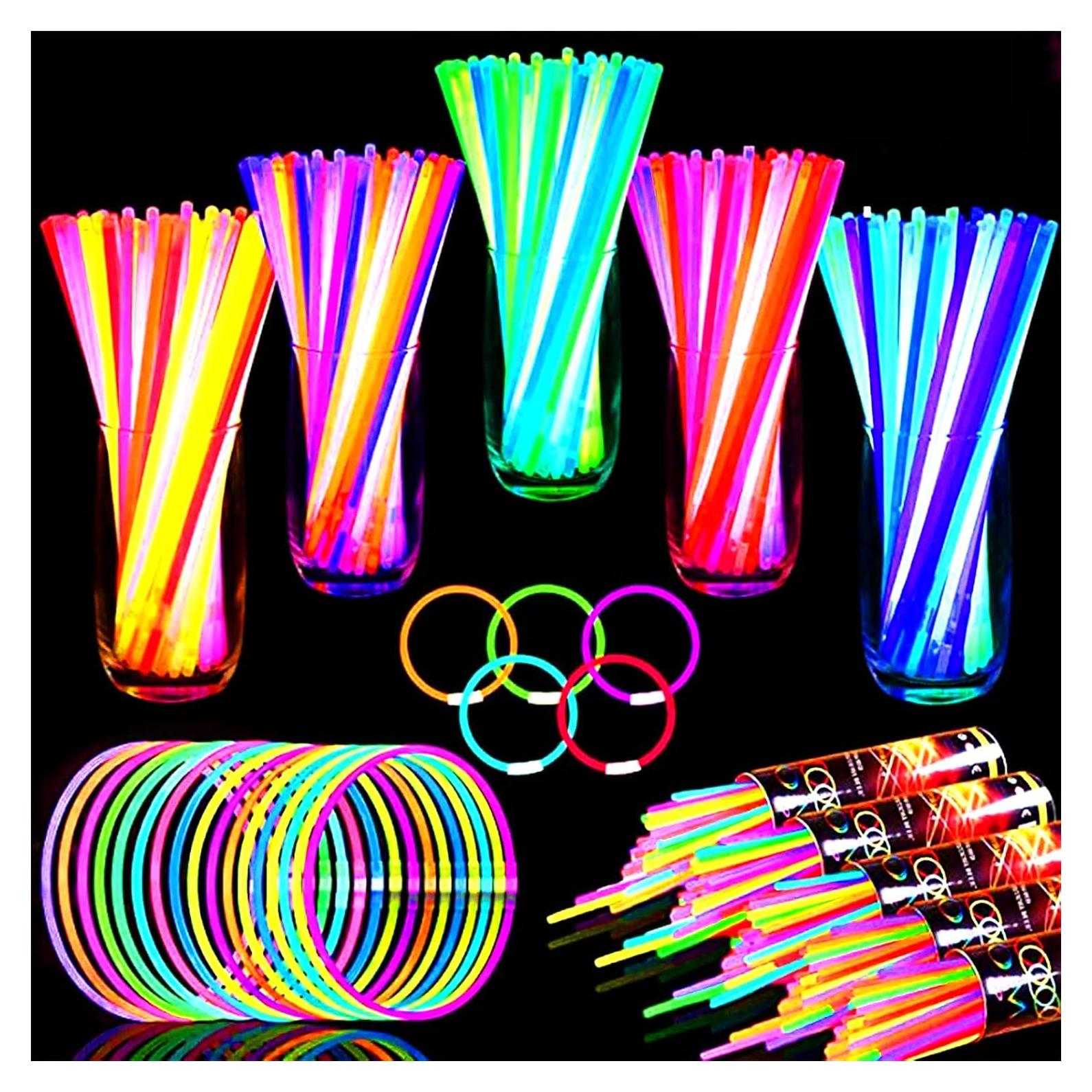 Palitos Brillantes TURNMEON 500 Piezas 20 cm 7 Colores