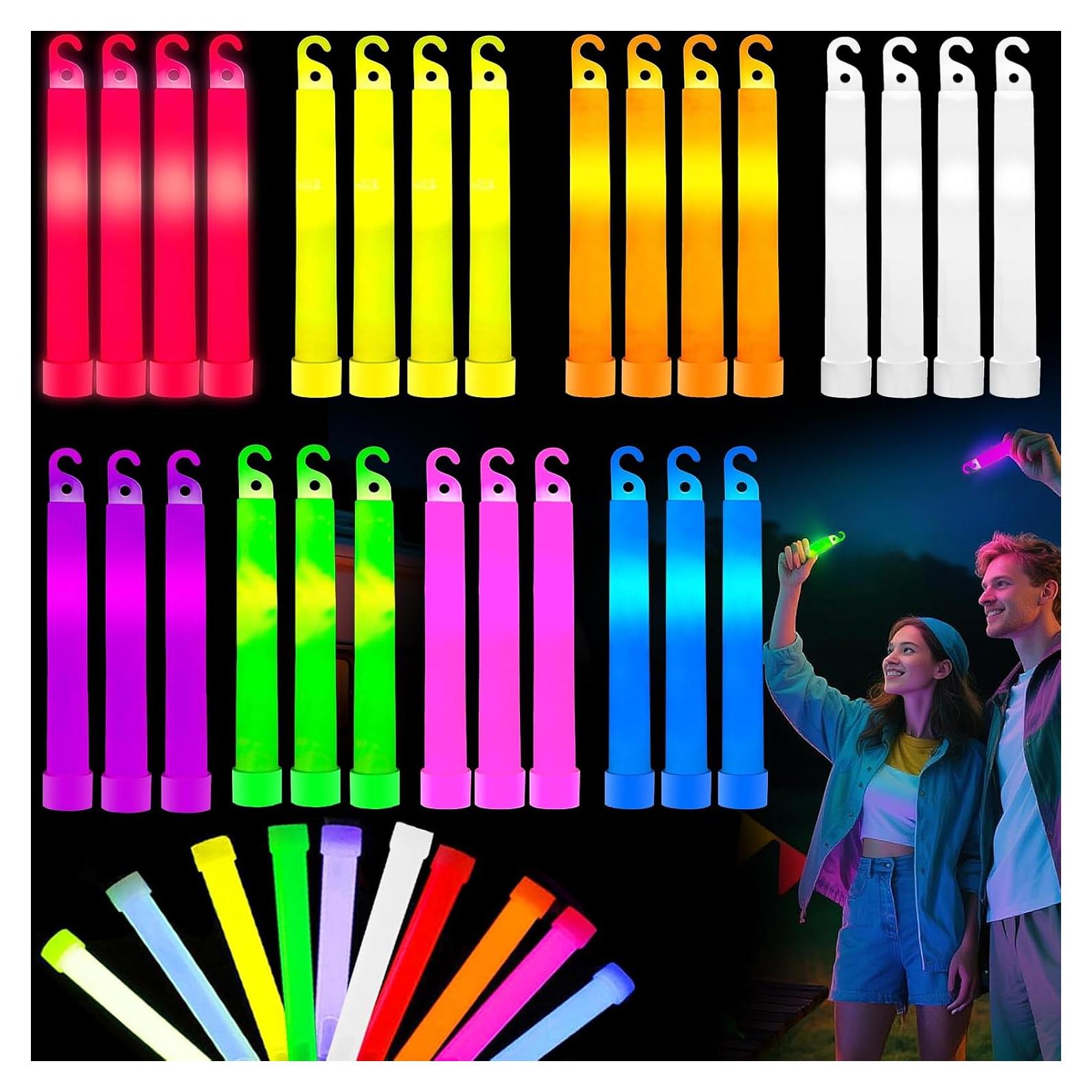 105 Palitos Brillantes SHQDD 10 cm para Fiestas y Halloween