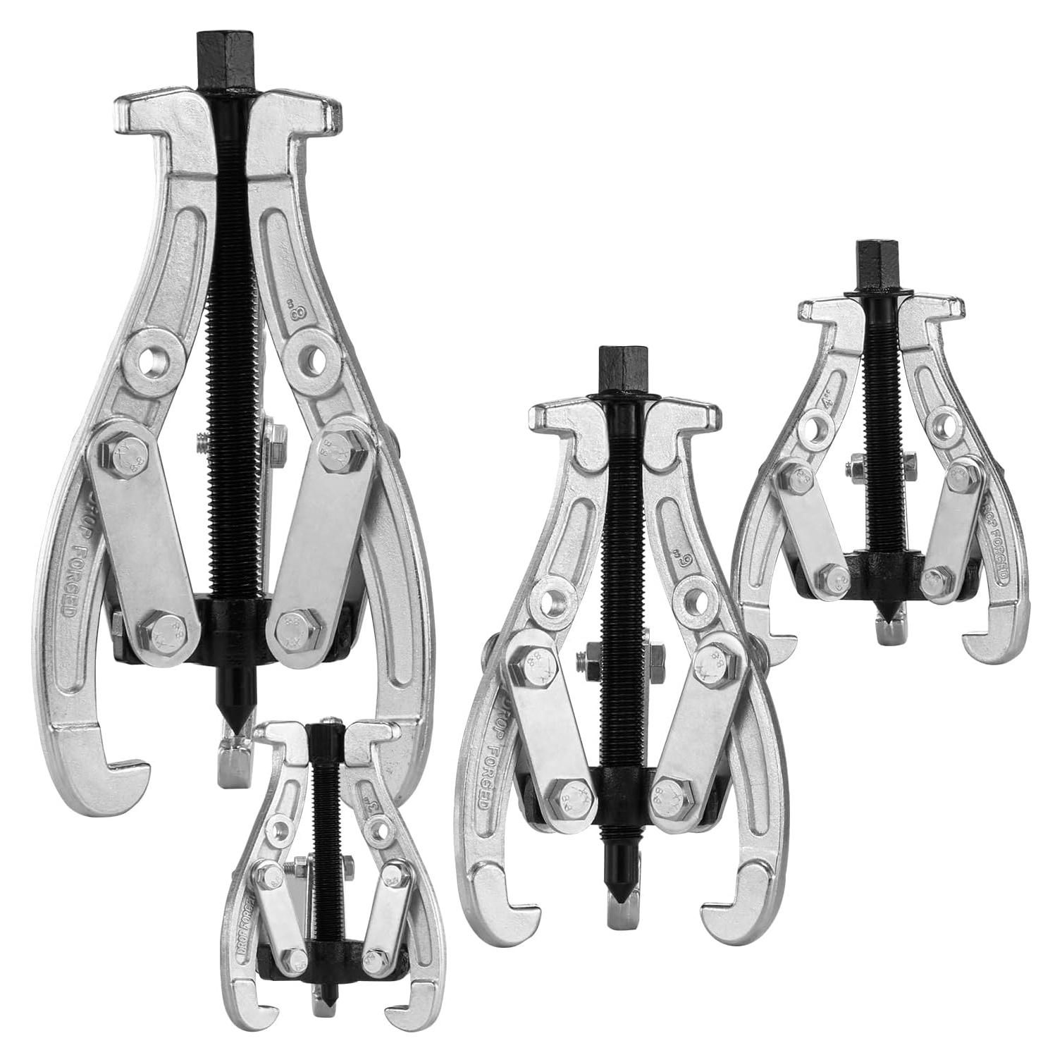 Juego de Extractores VEVOR 4 Piezas 3-8 cm Garras Reversibles