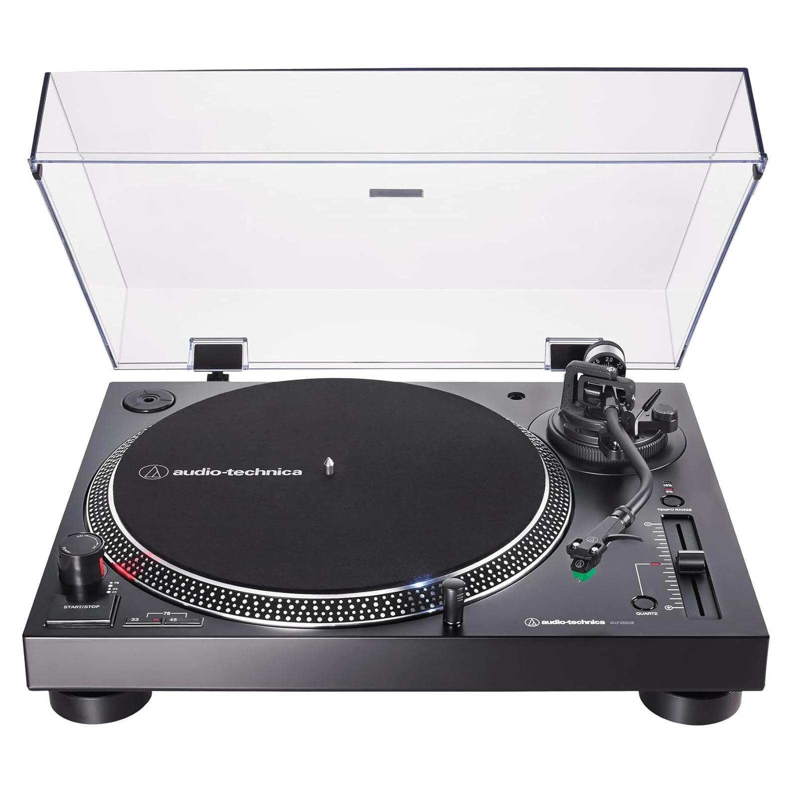 Tornamesa Audio-Technica AT-LP120XUSB-BK Hi-Fi Manual 3 Velocidades