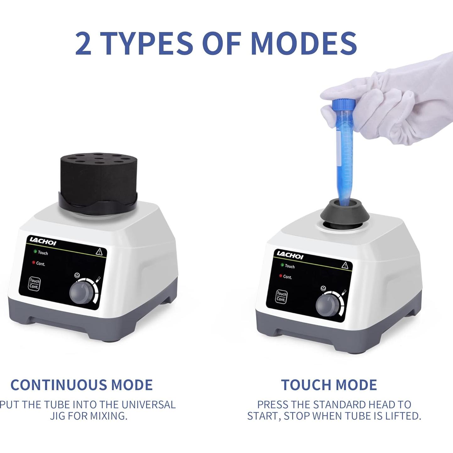 Mezclador Vortex de Laboratorio LACHOI 200-3000rpm 4.5mm