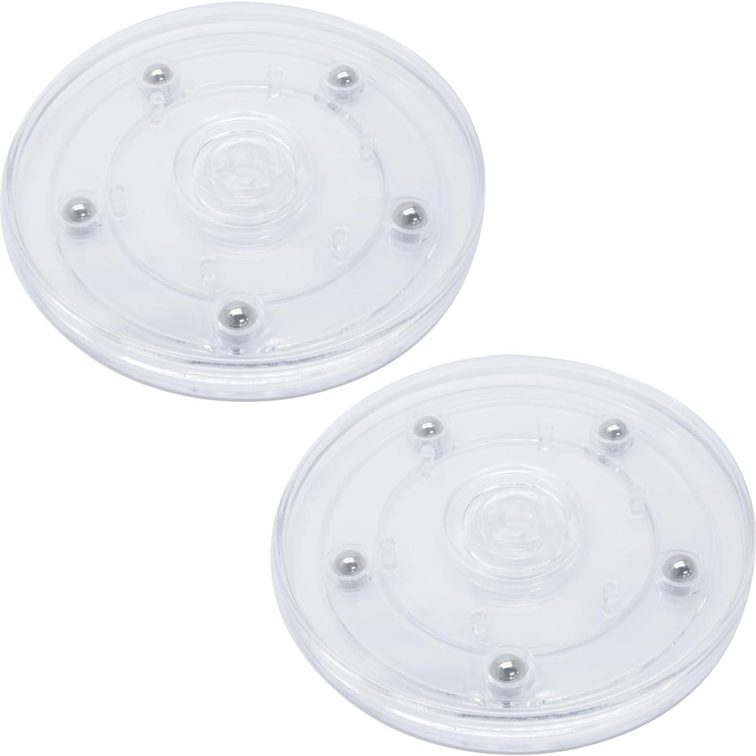 Organizador Giratorio Acrílico Auvotuis 100mm 2 Piezas