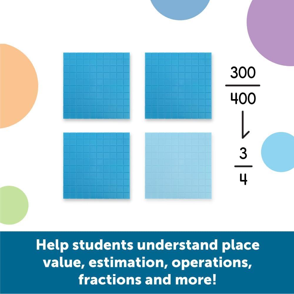 Kit de Inicio Base Diez Learning Resources - 141 Piezas 6+