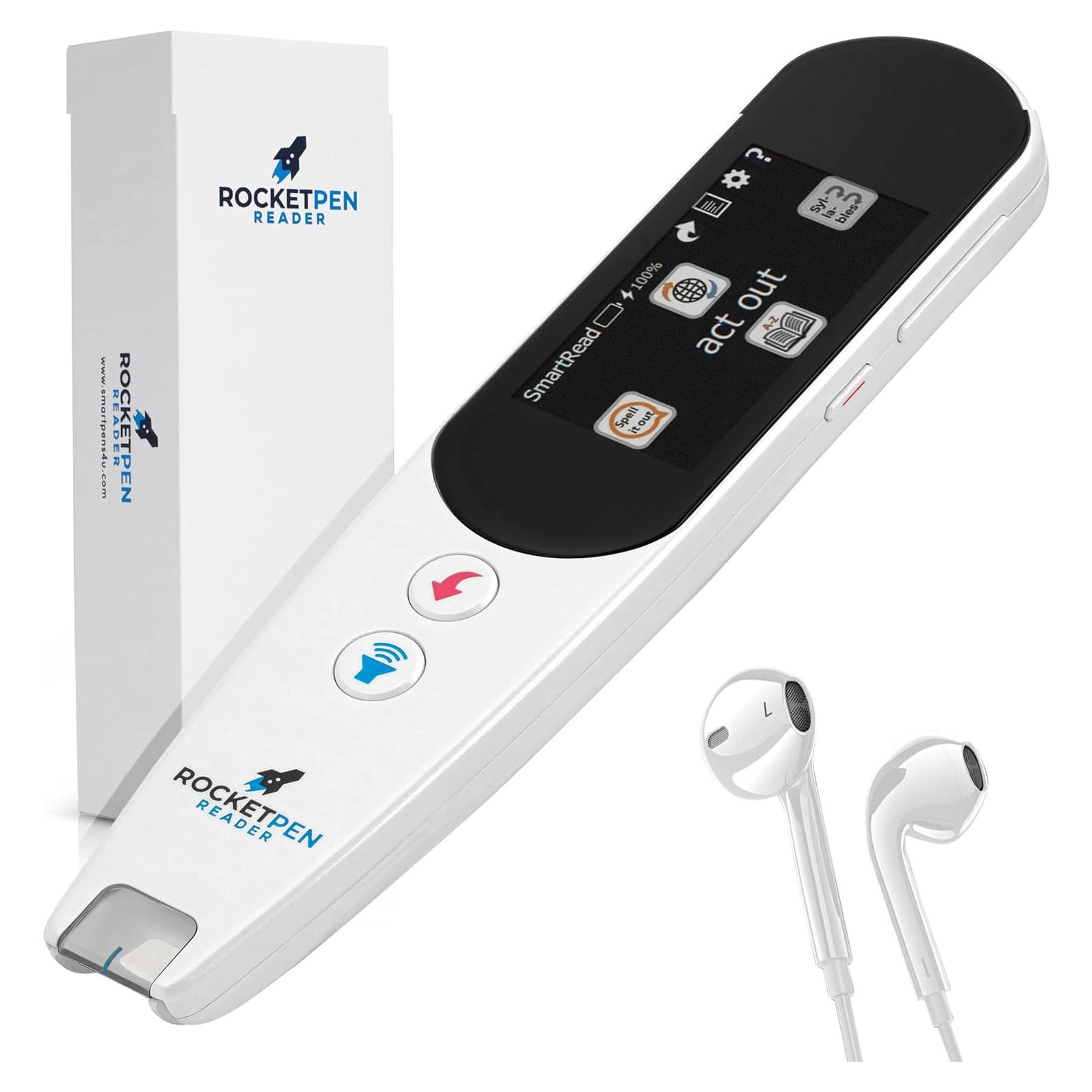Lápiz Tutor de Lectura Rocket - Escáner OCR para Dislexia