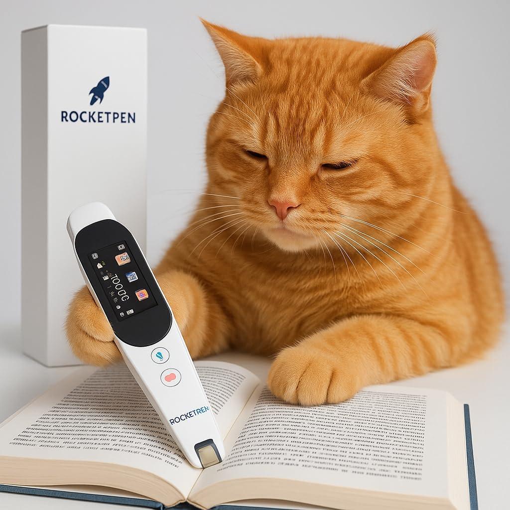 Lápiz Tutor de Lectura Rocket - Escáner OCR para Dislexia