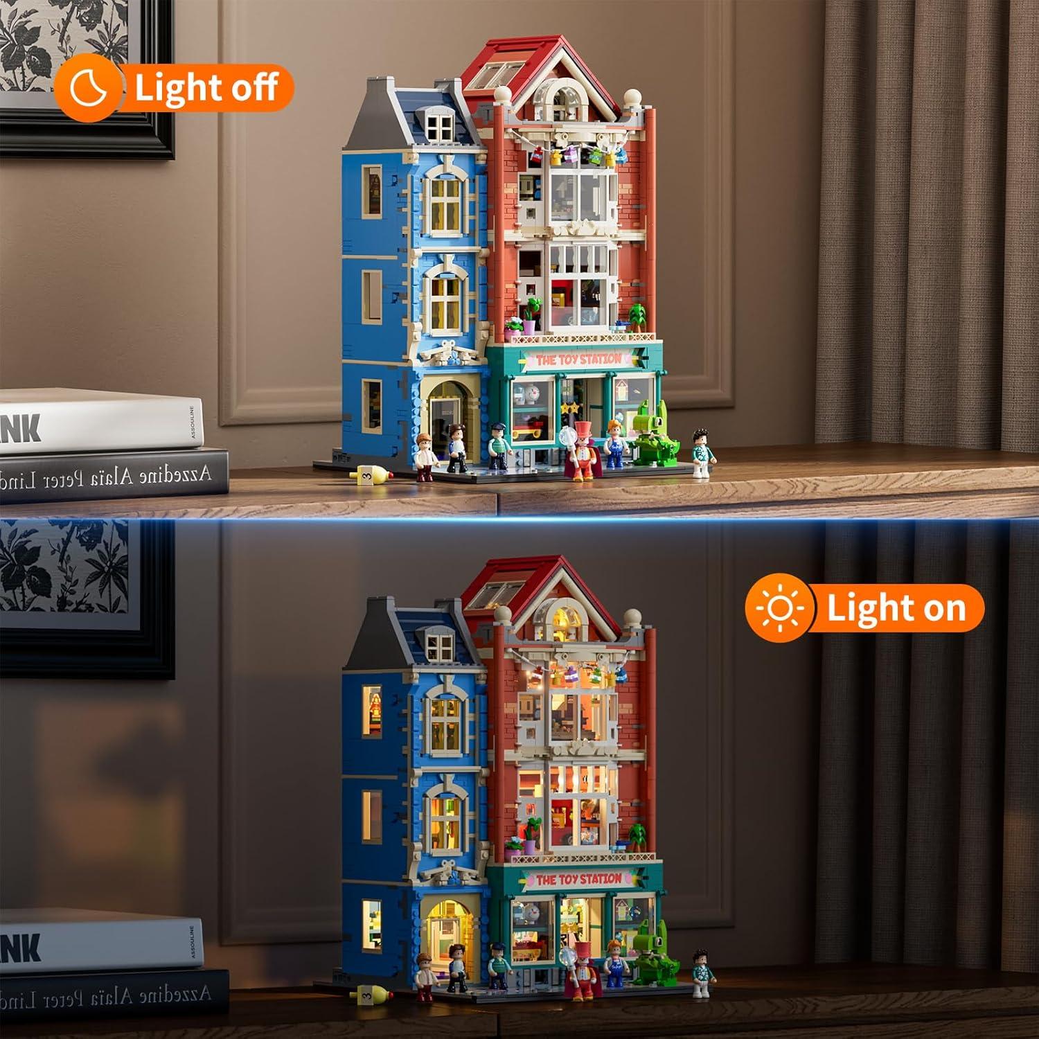 Juego de Construcción Casa Modular LUMIBRICKS 3086 Pcs LED