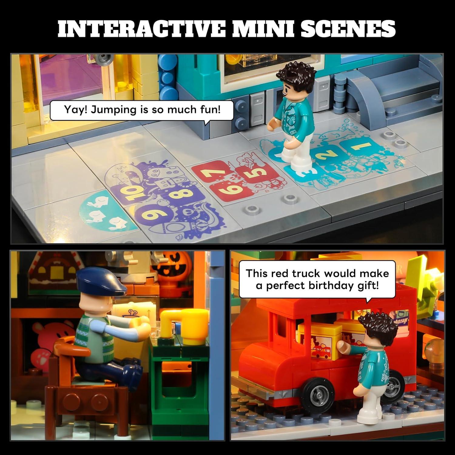 Juego de Construcción Casa Modular LUMIBRICKS 3086 Pcs LED