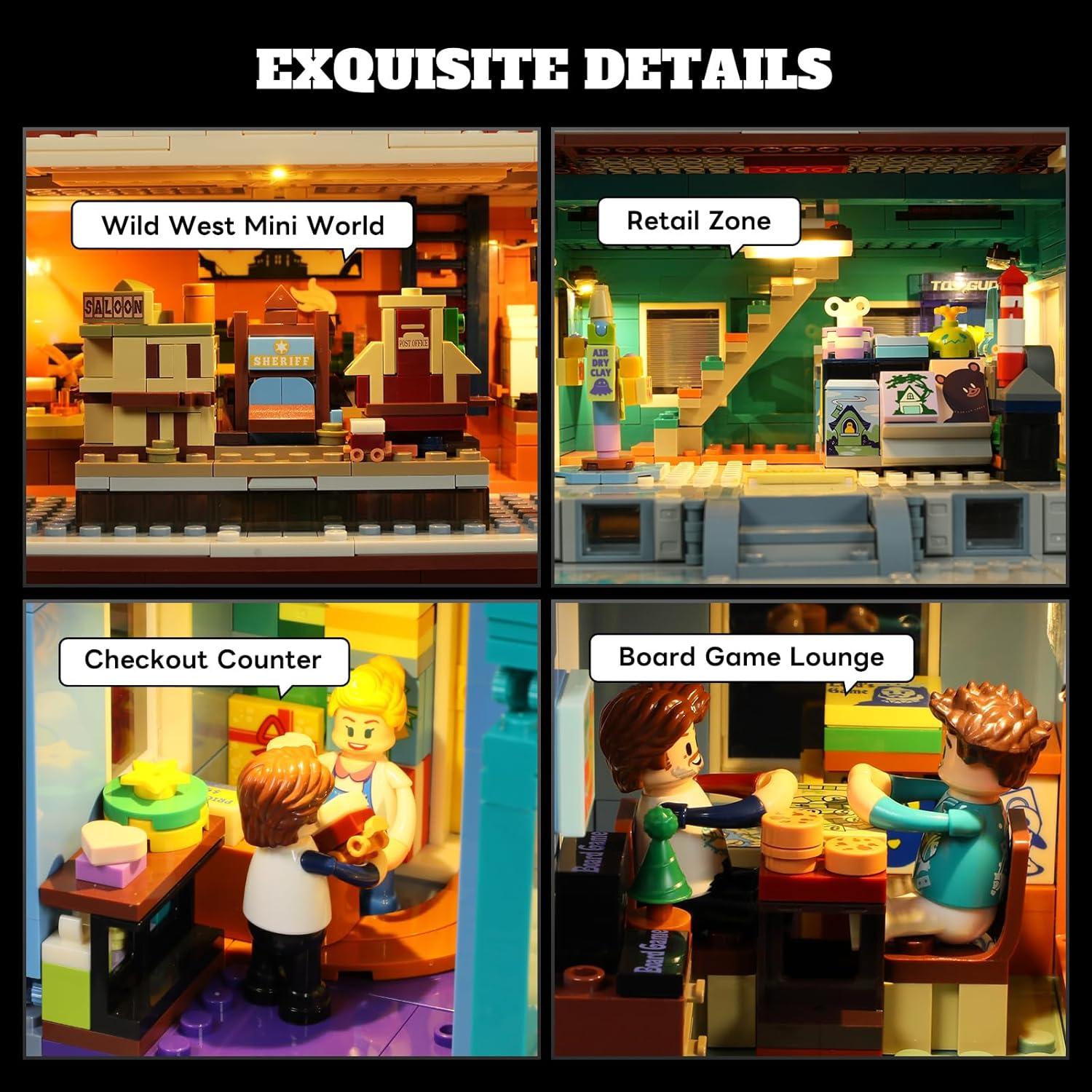 Juego de Construcción Casa Modular LUMIBRICKS 3086 Pcs LED