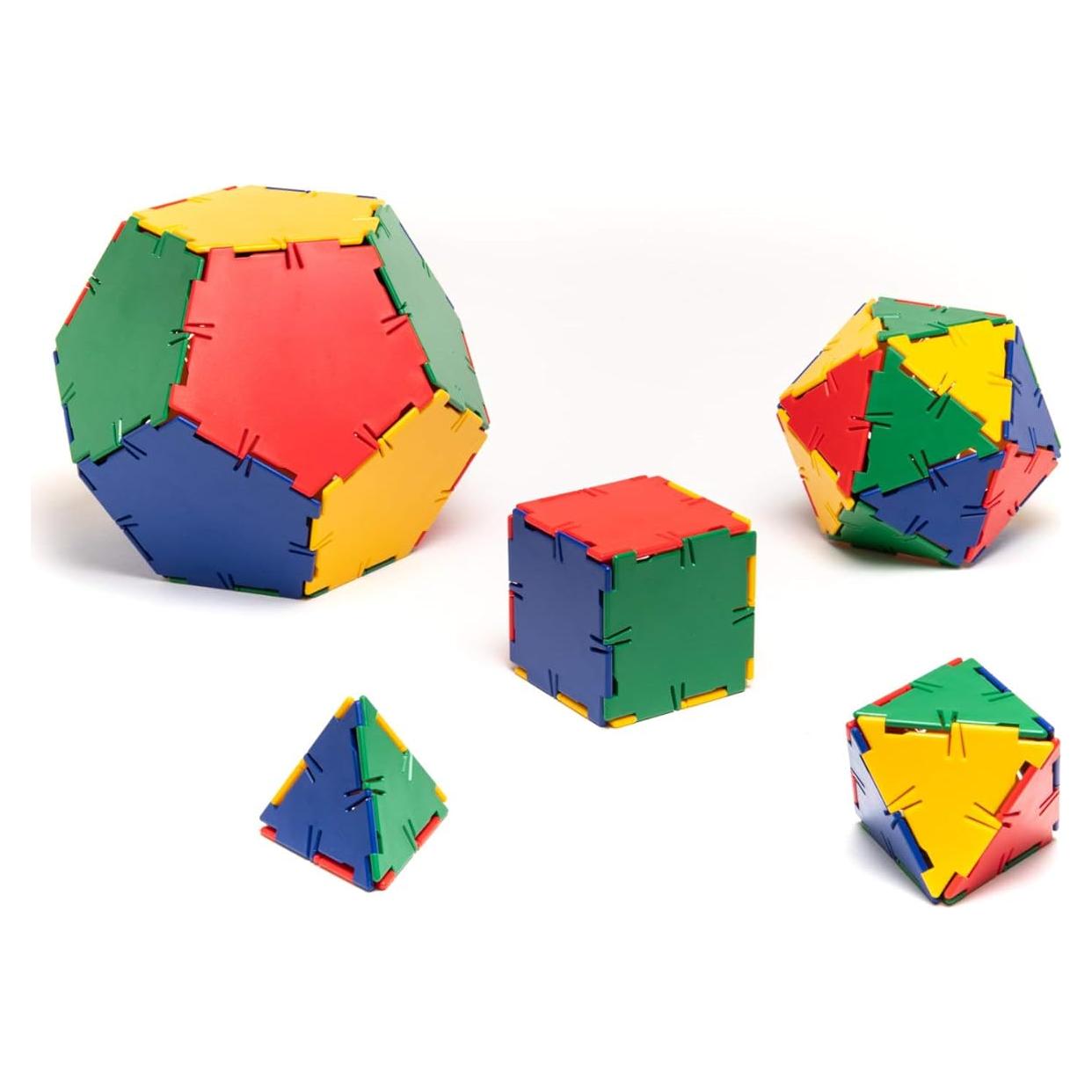 Juego de Construcción Educativo Polydron Kids - 50 Piezas 3D