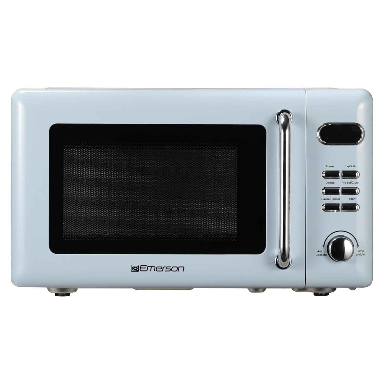 Horno Microondas Retro Emerson MWR7020BL 700W 19.81L Azul
