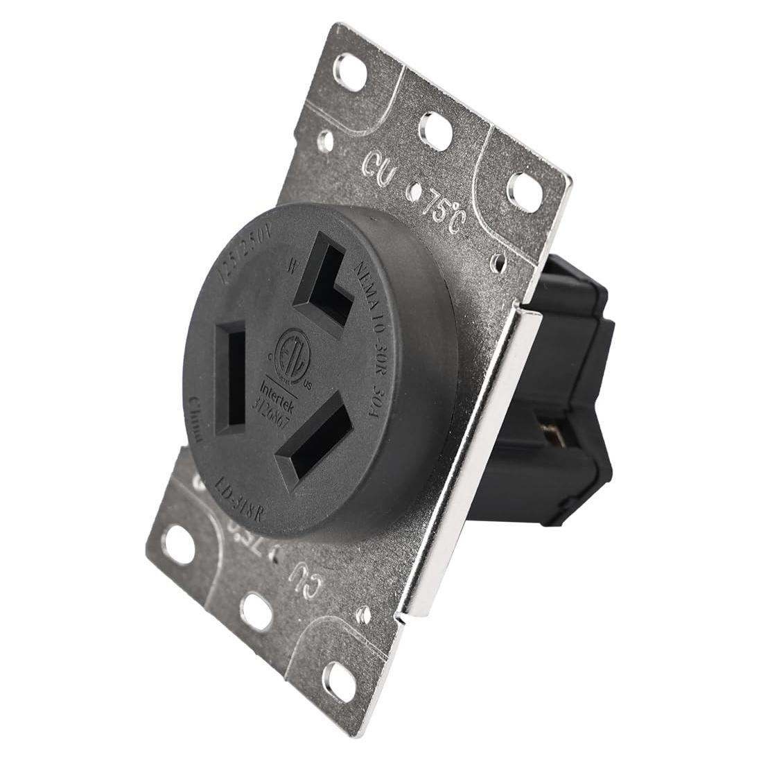 Toma NEMA 10-30R Strhowill 30A 250V para Secadora Empotrada