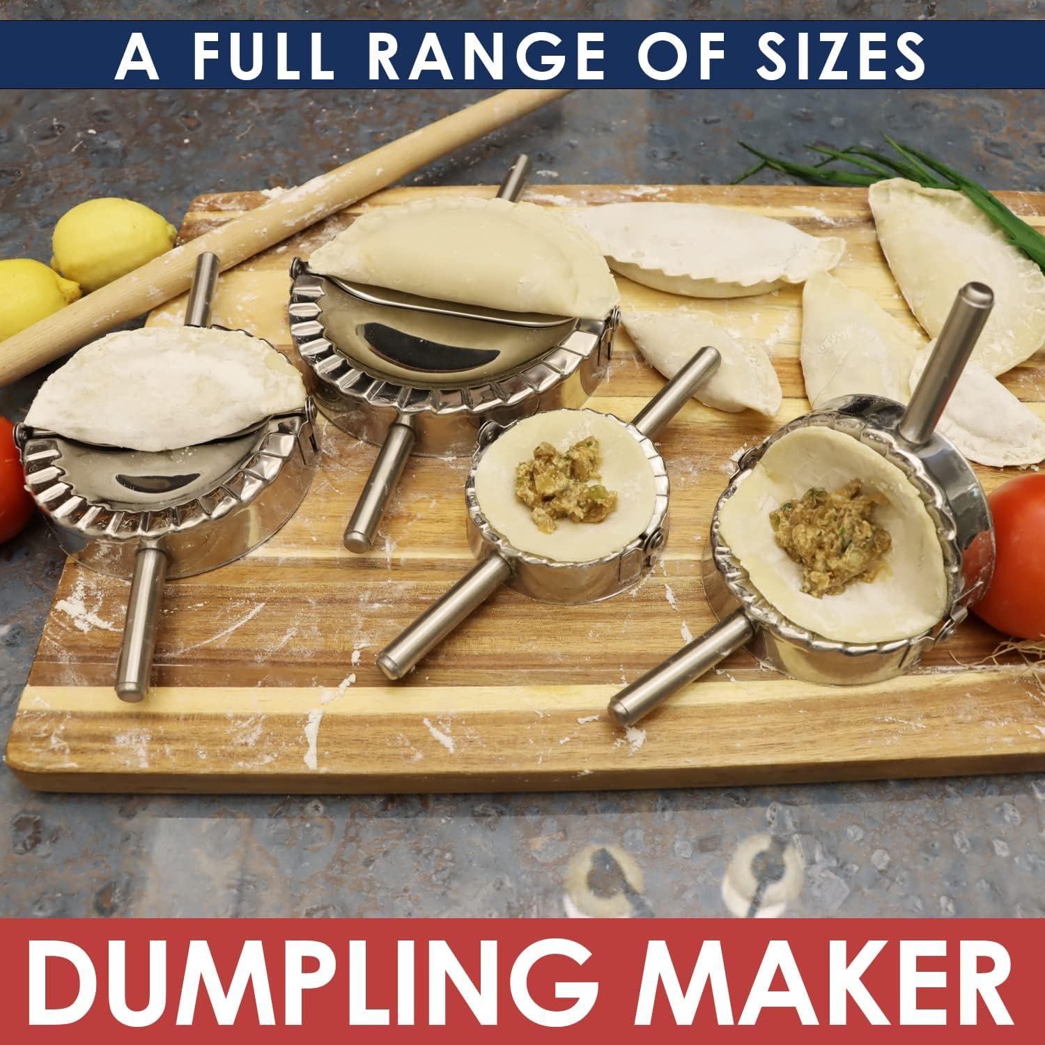 KAYCROWN Prensa de Empanadas de Acero Inoxidable 4 Tamaños