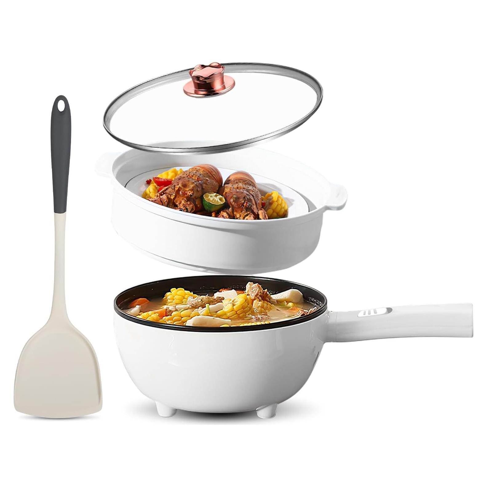 Olla Eléctrica Zorpupoa 3L Antiadherente con Vaporera y Doble Potencia