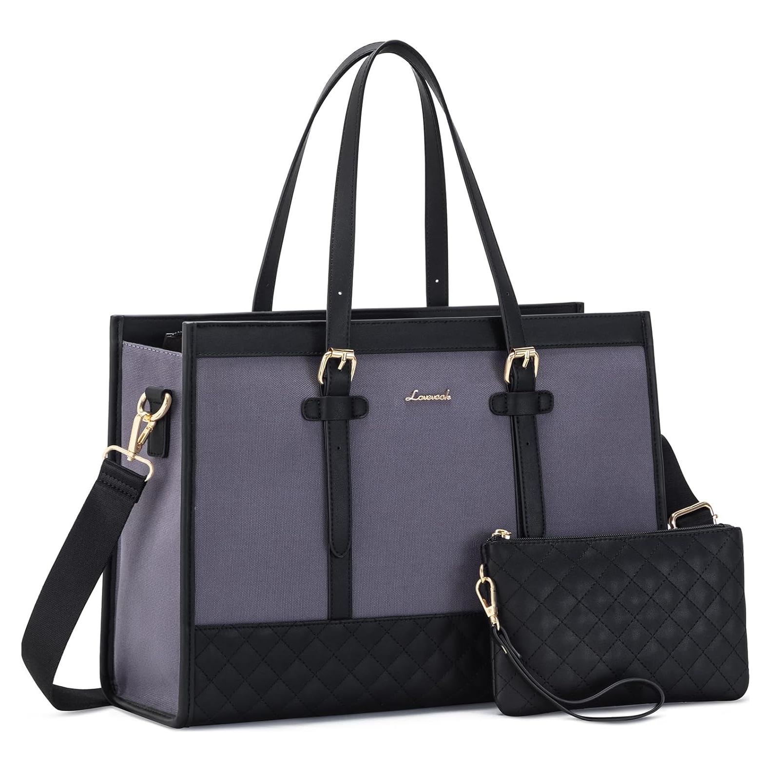 Bolsa Tote para Portátil LOVEVOOK 15.6" Gris Mujer