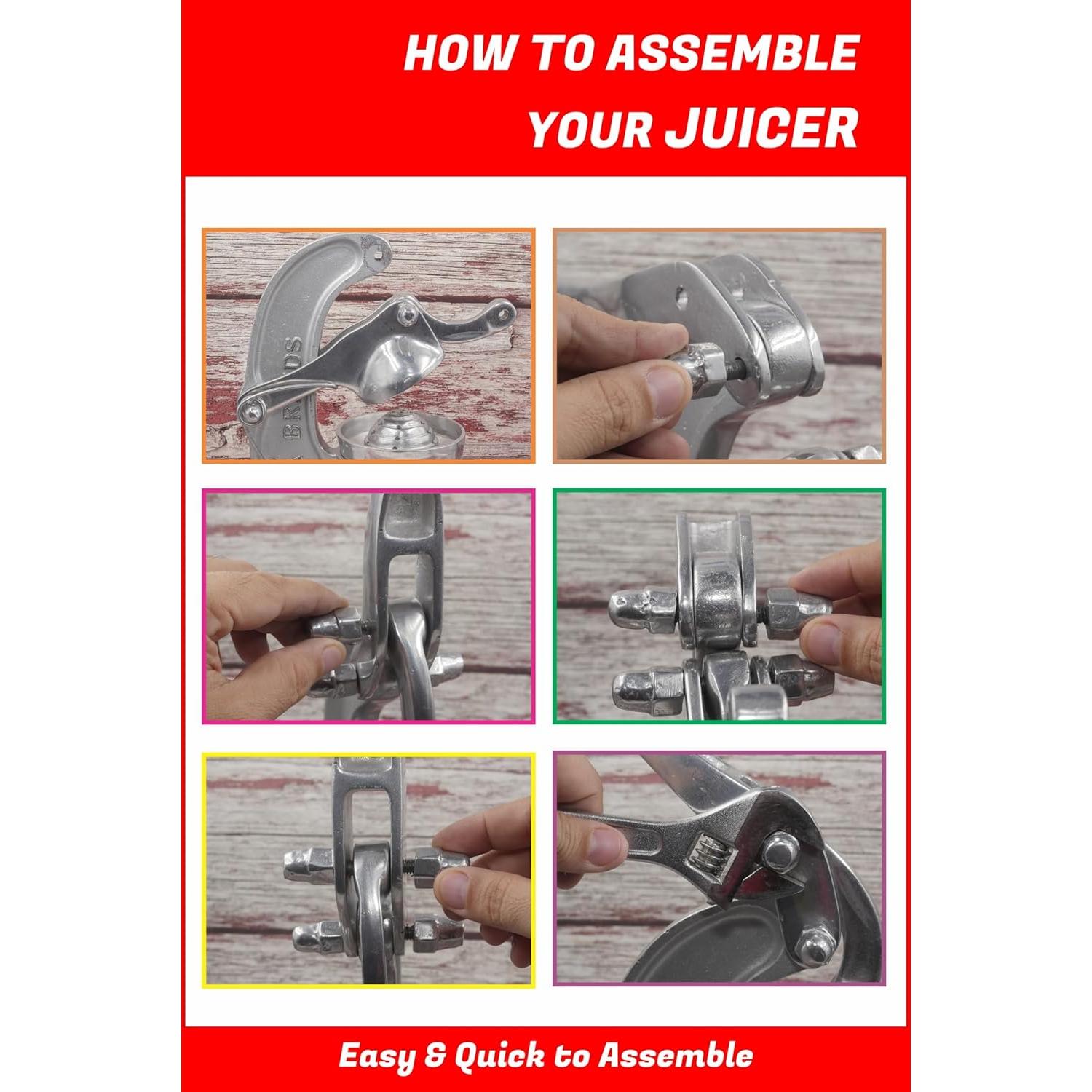 Exprimidor de Mano Fiesta Brands Vintage Negro para Cítricos