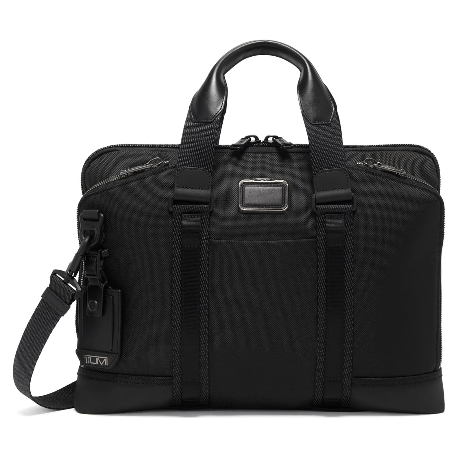 Maletín TUMI Alpha Bravo Academy para Laptop 38 cm Negro