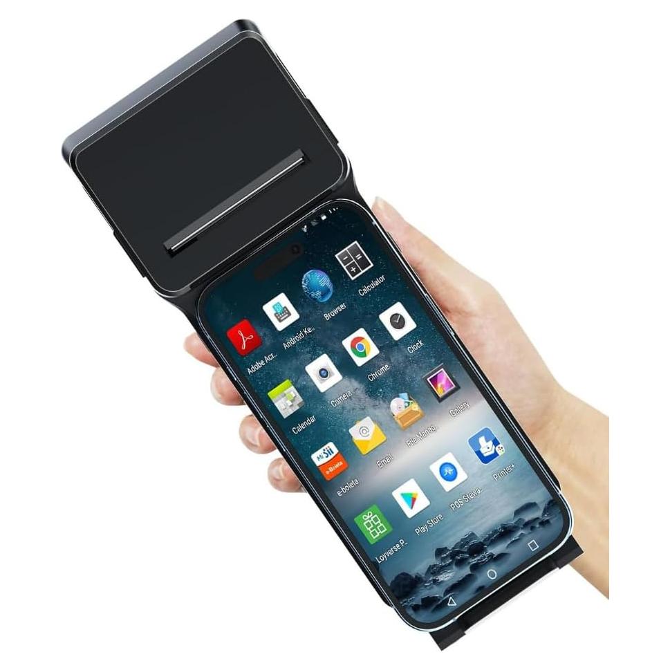 Impresora Térmica Portátil Multzo XP-P1, 58mm, USB y Bluetooth