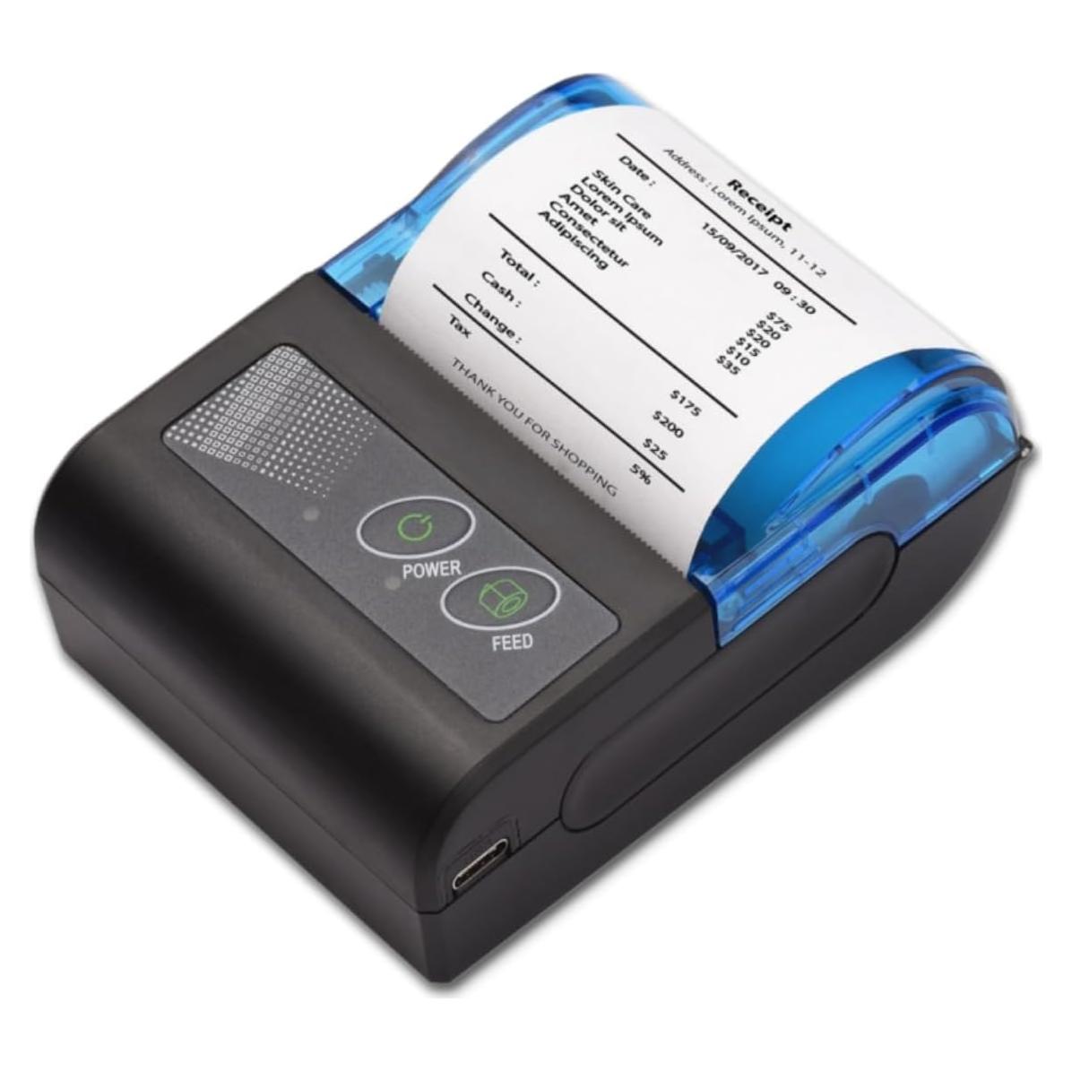 Impresora Térmica Portátil Sunydog Mini 58mm USB Android Windows