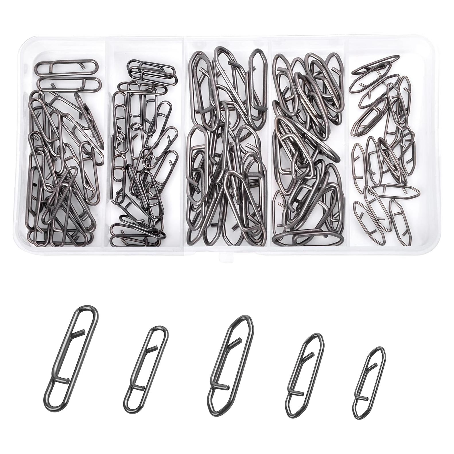 Kit de Clips Rápidos AGOOL para Cebos de Pesca 90pcs