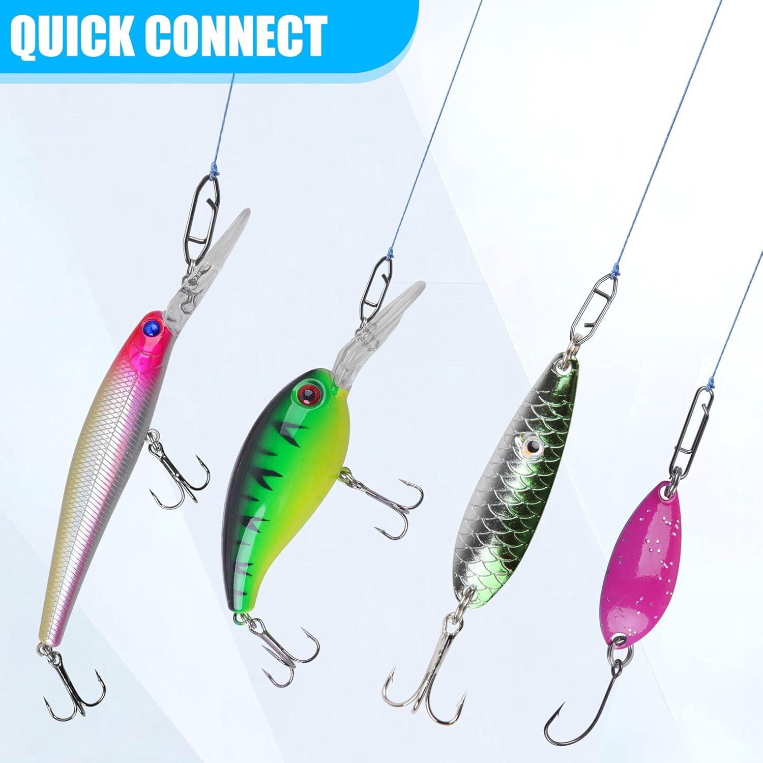 Kit de Clips Rápidos AGOOL para Cebos de Pesca 90pcs