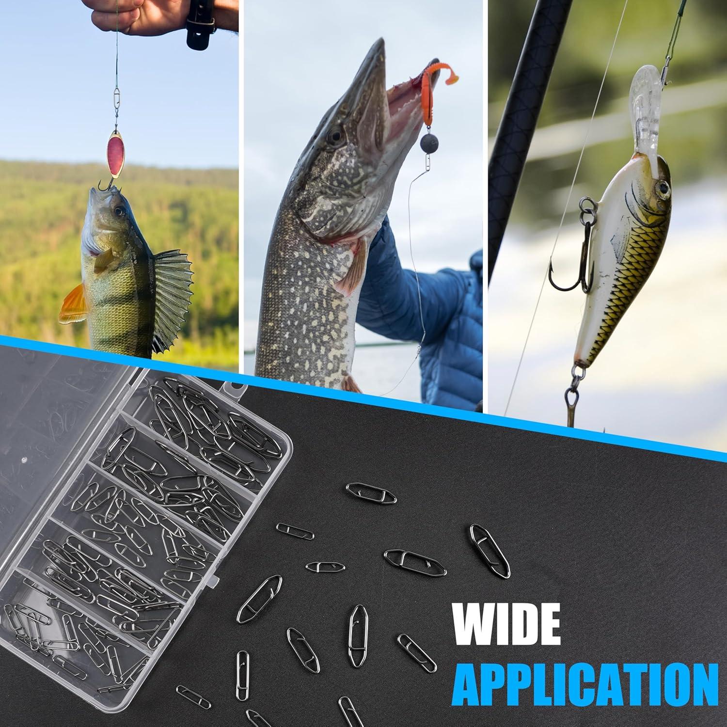 Kit de Clips Rápidos AGOOL para Cebos de Pesca 90pcs