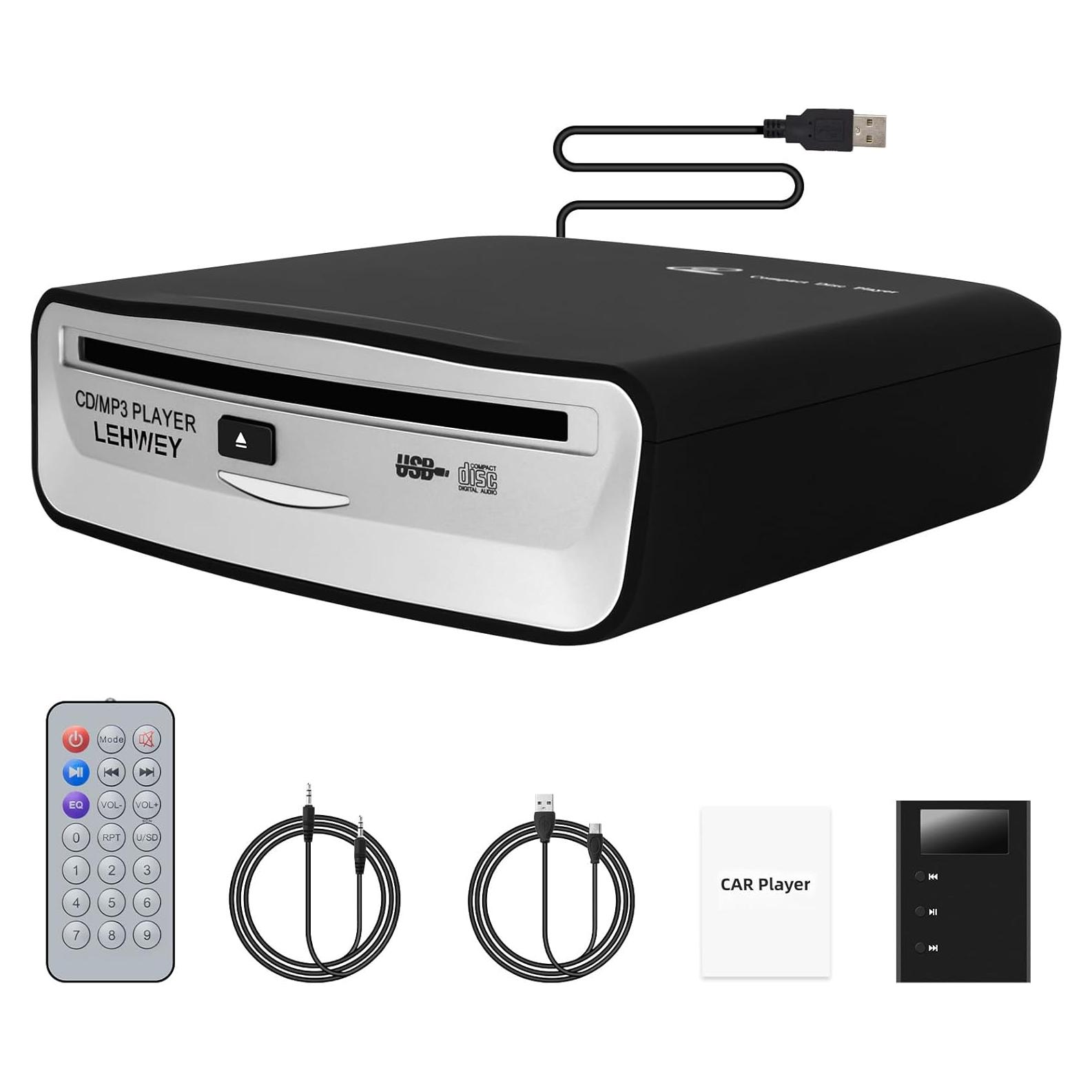 Reproductor de CD Externo Lehwey SX-2800A con Control Remoto