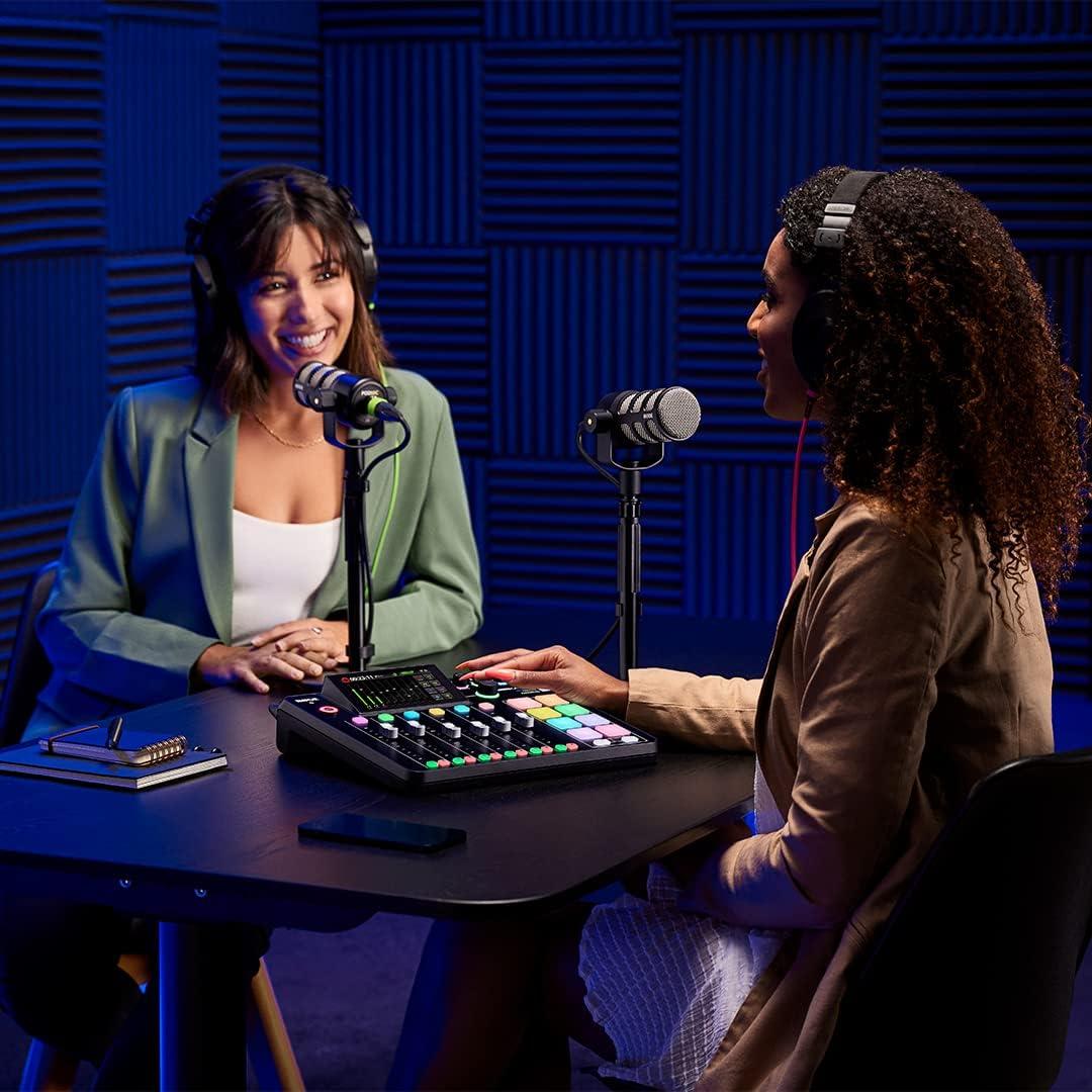 Paquete Podcast Rode RODECaster Pro 2 + PodMic + Soporte