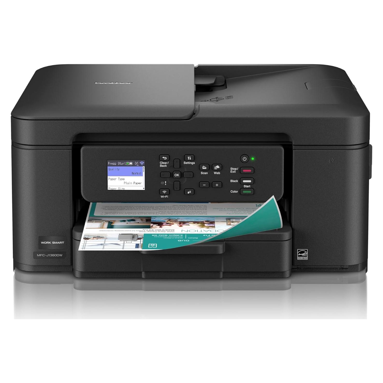Impresora Multifuncional Inalámbrica Brother MFC-J1360DW Color
