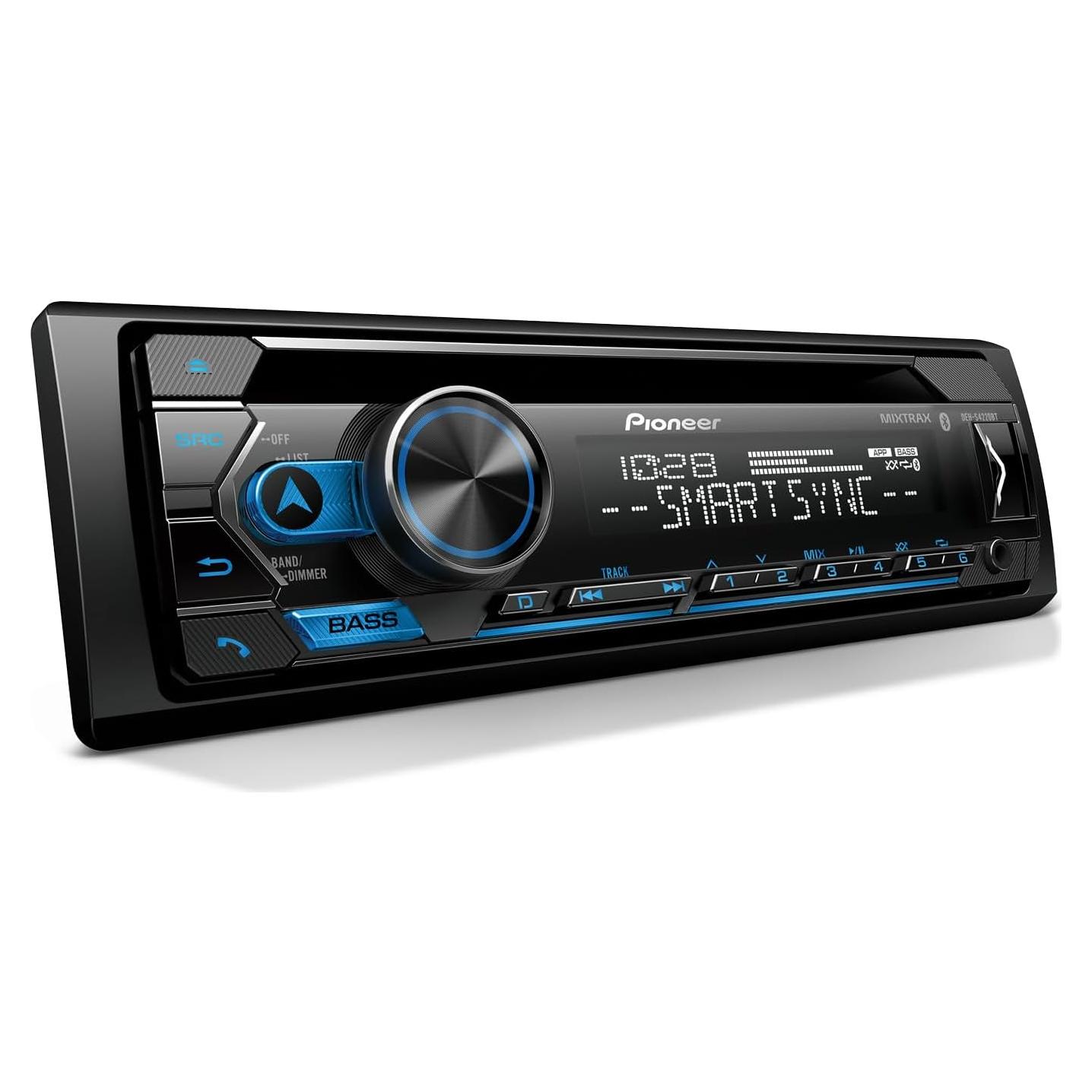 Receptor de CD Pioneer DEH-S4220BT Bluetooth USB AUX 50W