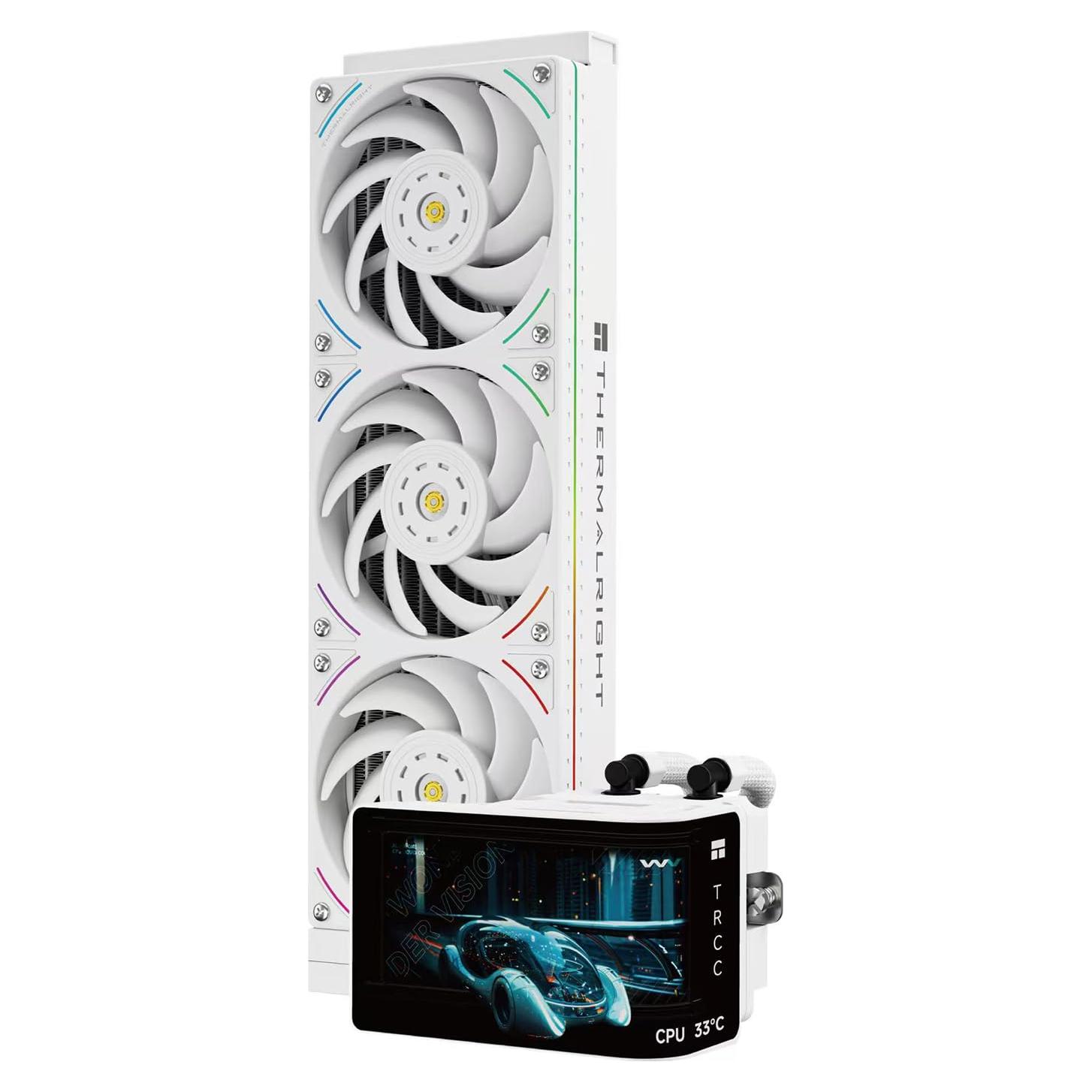 Enfriador de Agua para CPU THERMALRIGHT Wonder Vision 360 ARGB Blanco