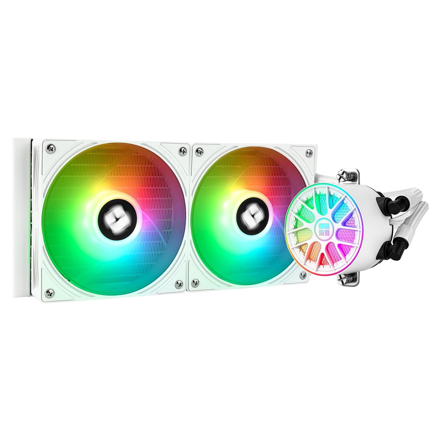 Enfriador Líquido AIO Thermalright Aqua Elite 240 V6 ARGB Blanco