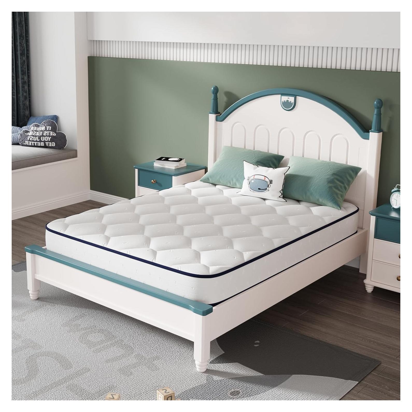 Colchón Twin Novilla 8" Híbrido Espuma y Resortes