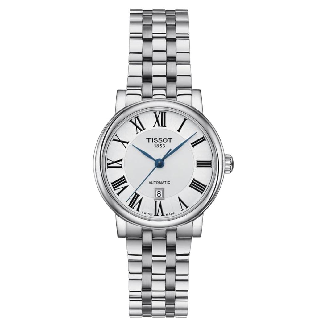 Reloj Automático Tissot Carson Premium Mujer Acero Inoxidable 30mm