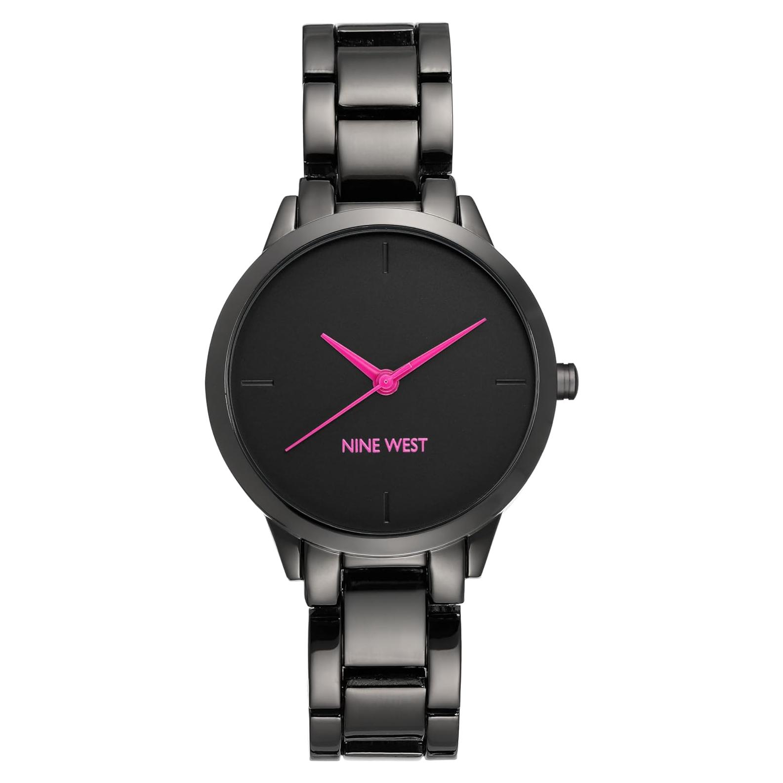 Reloj de Pulsera Gunmetal Nine West para Mujeres