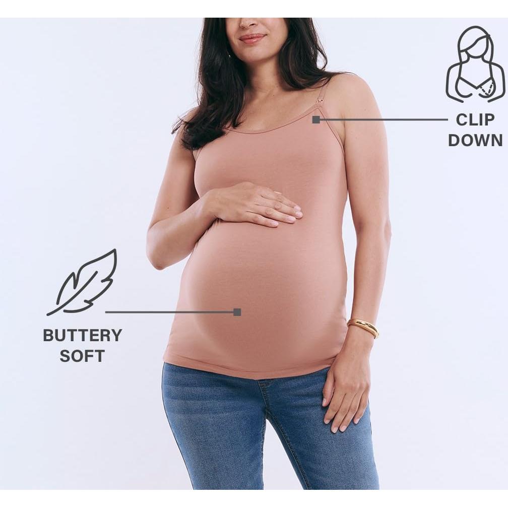 Camiseta de Lactancia Motherhood Maternity Negra X-Pequeña