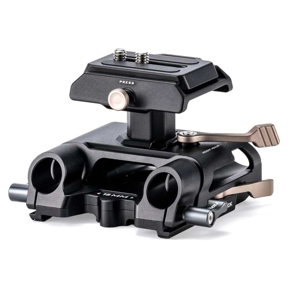 Baseplate Ajustable Tilta 15mm LWS Negro - Compatible DJI