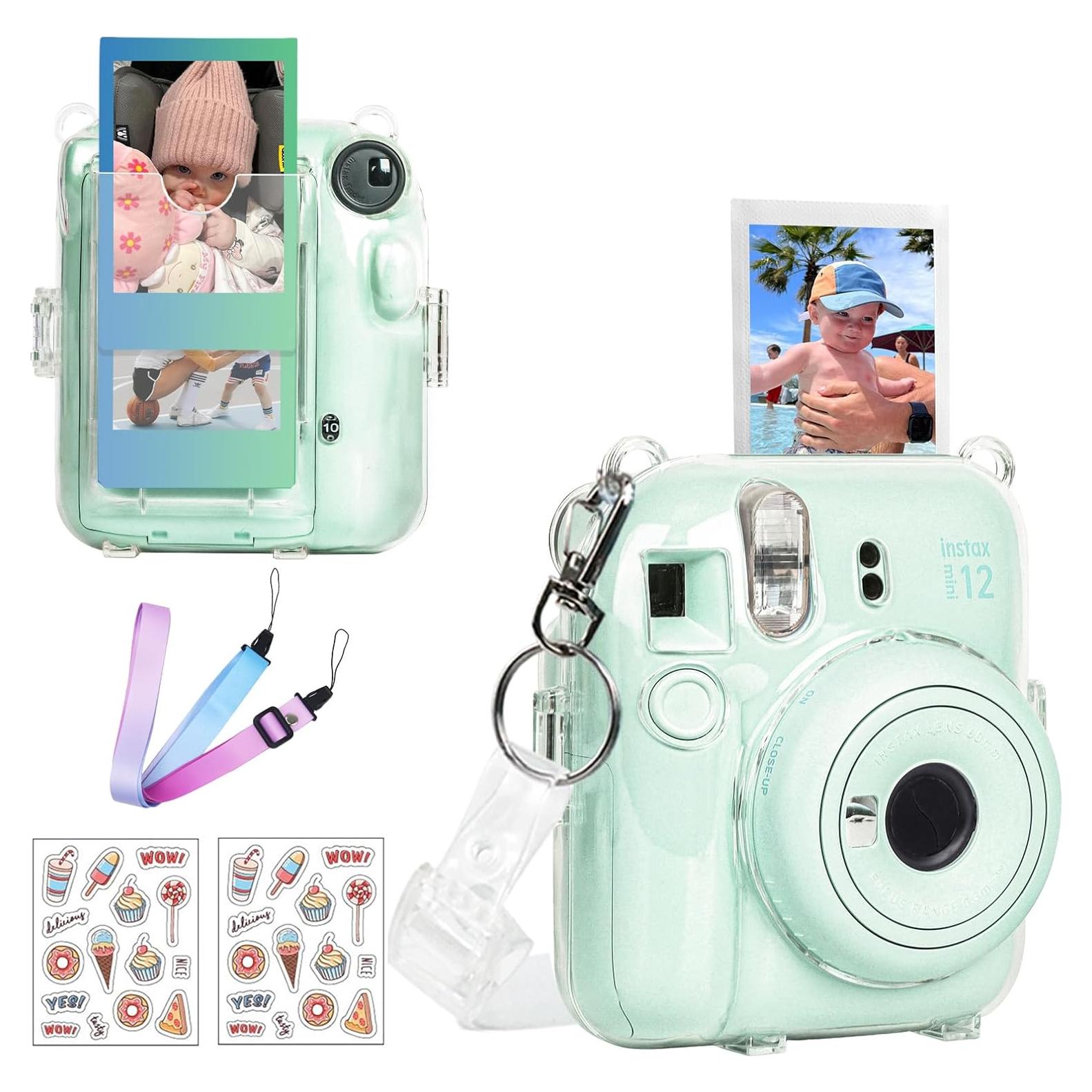 Funda Transparente CAIYOULE para Fujifilm Instax Mini 12
