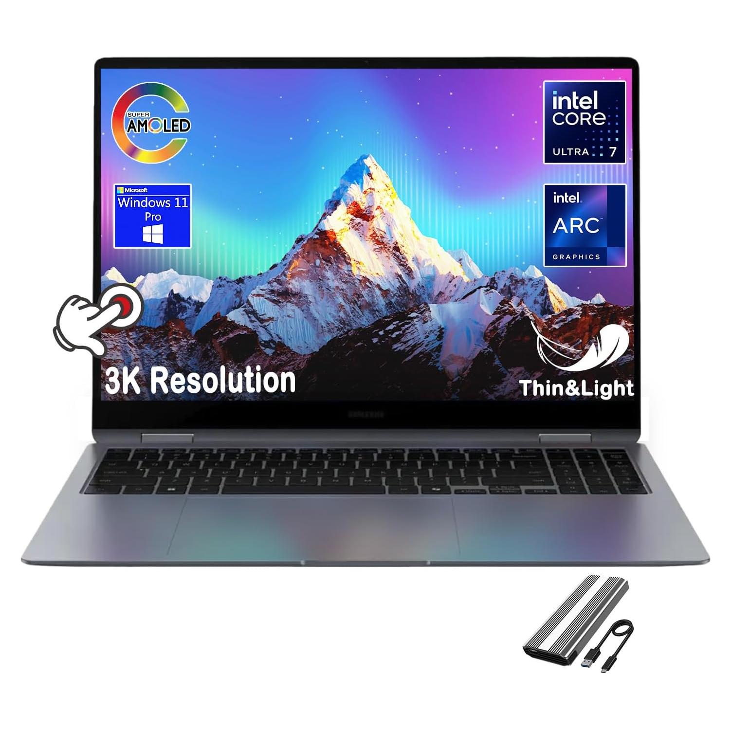Laptop 2-en-1 Samsung Galaxy Book4 Pro 360 16" 1TB SSD